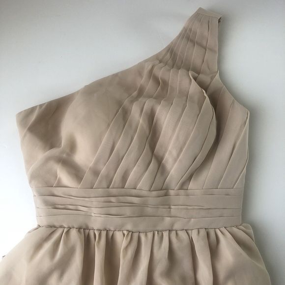 POMUYOO Women's One Shoulder Drawstring Back Thigh Slit Maxi Dress Size 8 - Picture 10 of 14